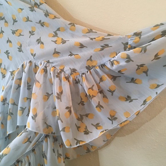 Ghospell Midi Dress with Ruffle Hem - Picture 4 of 9